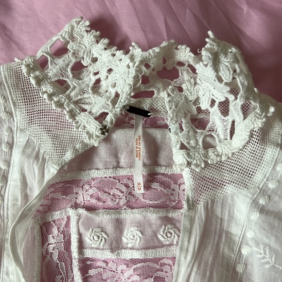 Free People White Cotton Flowy Dress Coverup - Picture 3 of 5